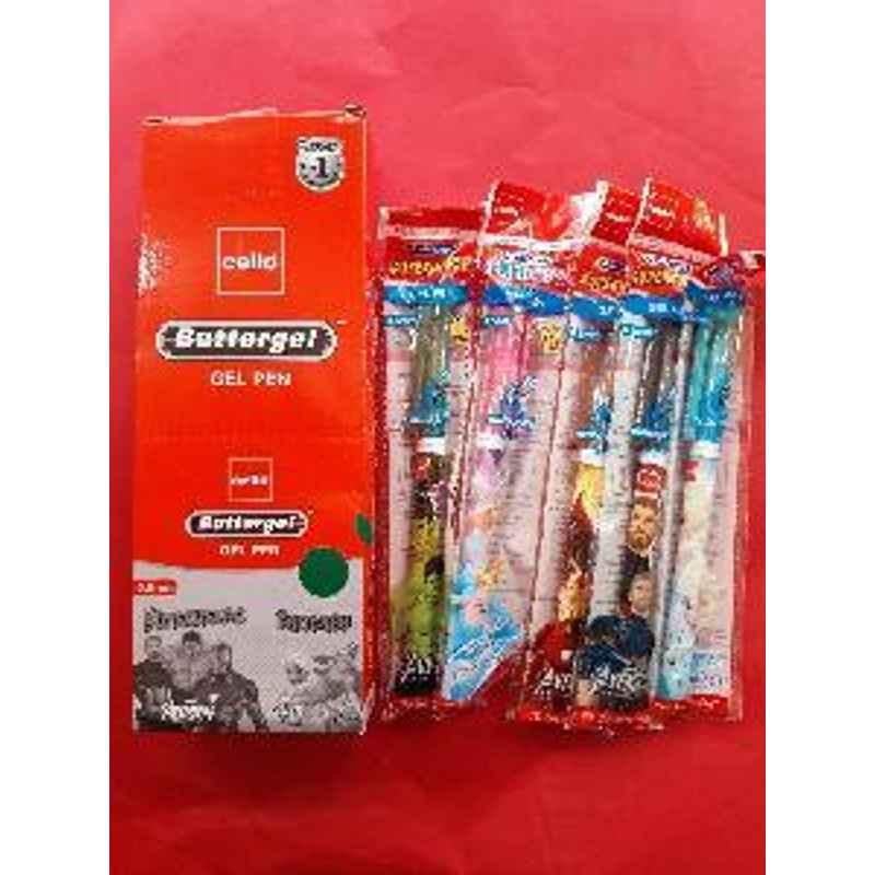 Cello Buttergel fantasy limited edition blue gel Pen