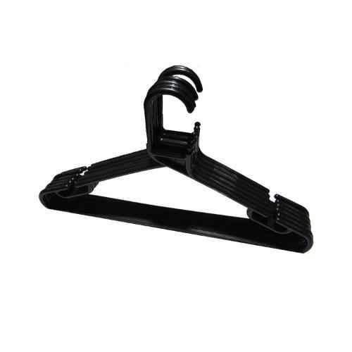 Black Hanger Plastic set of 12pcs