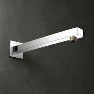 Plantex 14 inch Shower Arm for Overhead Shower/Stainless Steel Shower Pipe/Wall Mount Bathroom Fitting with 1/2 inch Thread (Chrome)