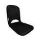 Sanushaa Eezysit Fabric & Mild Steel Black Foldable Meditation Yoga Chair, S-147