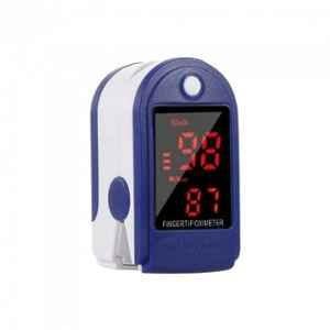 WTS LK87 Blue & White Fingertip Pulse Oximeter with OLED Display