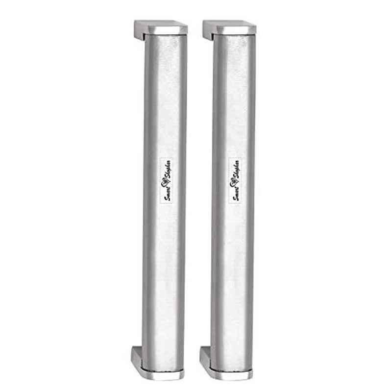 Smart Shophar 4 inch Stainless Steel Silver Galaxy Cabinet Handle, SHA40CH-GALA-SL04-P2 (Pack of 2)