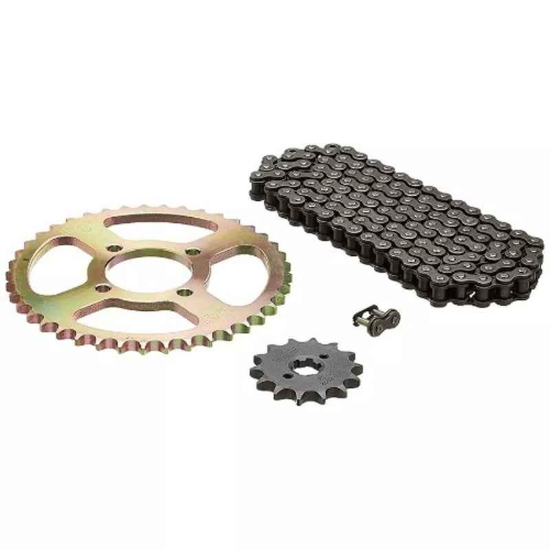 Uno Minda Ch-2013 Chain Sprocket Kit R428 Size-102L/14T/41T(4H) For Tvs Centra New