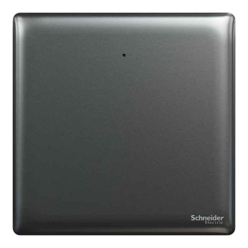 Schneider Electric Unica X 16A 250V 2 Way 1 Gang Dark Grey Switch with LED, NUX31_2N_DG