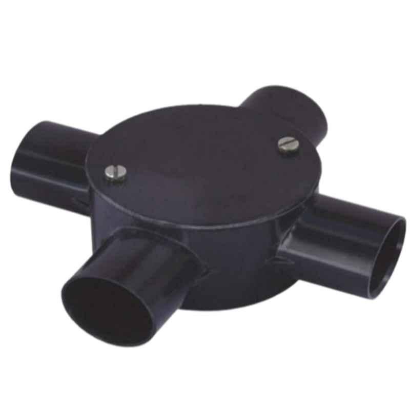 Royal Apex 25mm PVC 4-Way Electrical Junction Box
