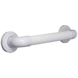 Implemental 8 inch ABS & Nylon White Grab Rail Bar for Bathroom Safety (Pack of 7)