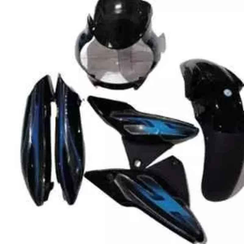 Buy Ultra Black & Blue Full Body Kit for Bajaj Discover 135Cc Ui24,  ULT-MG96ZT Online At Price ₹3123