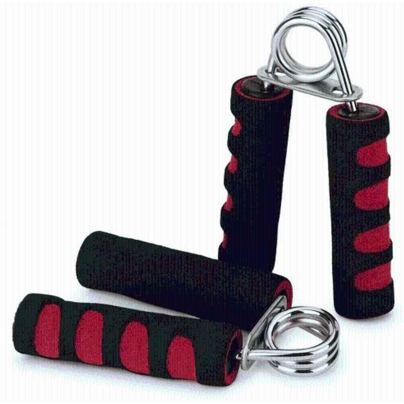 QUIT-X 8.3cm Red Strengthener Soft Foam Hand Fitness Grip for Kids & Elders