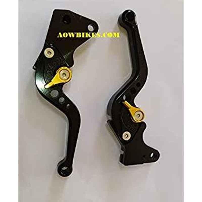 AOW 6 Adjustment Lever Set (Black) for Honda Dio 3G