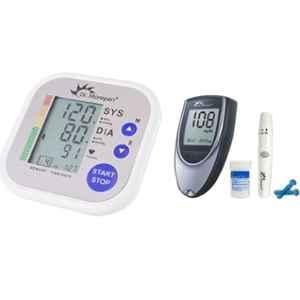 Dr Morepen Dr. Morepen BP-09 Blood Pressure Monitor & BG-03 Gluco One Monitor Kit with 25 Test Strips Combo