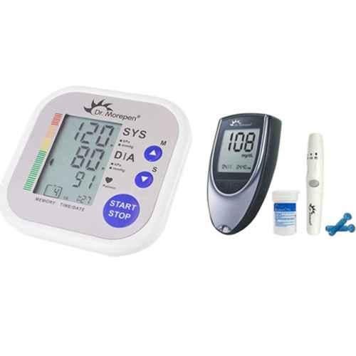 Blood Pressure and Blood Glucose Monitors Combo Kit