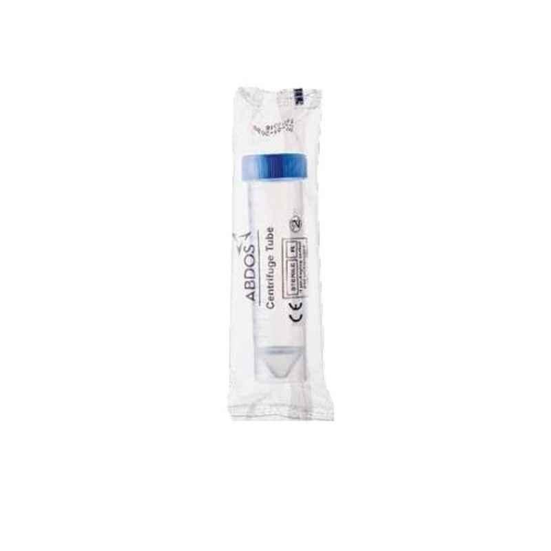Abdos 500Pcs 15ml Blue Sterile Individually Wrap Centrifuge Tubes, P10425