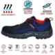 Karam Flytex FS 204 Fly Knit Fiber Toe Cap Blue Sporty Work Safety Shoes, Size: 8