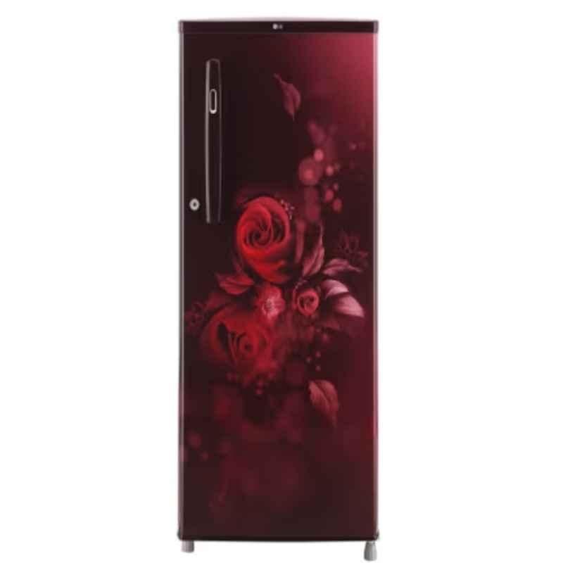 LG 180 Litre 1 Star Scarlet Euphoria Direct Cooling Single Door Refrigerator, GLD1816WOSE.ASEZEBN
