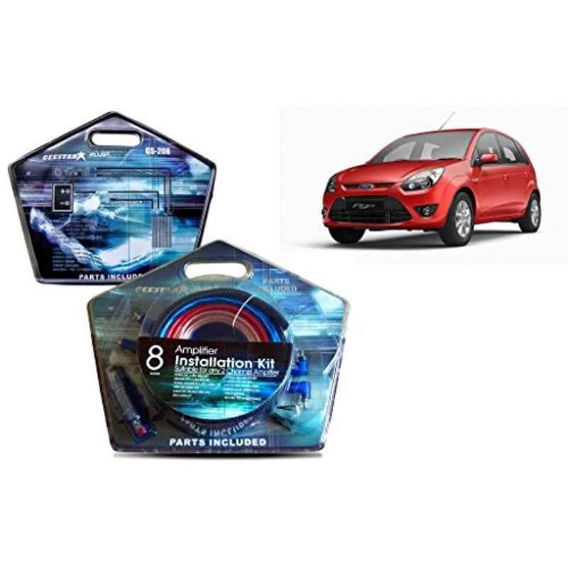 Auto Pearl Geestar Plus 8 Guage 2 Channel Amplifier Full Installation Kit for Ford Figo, GS-208