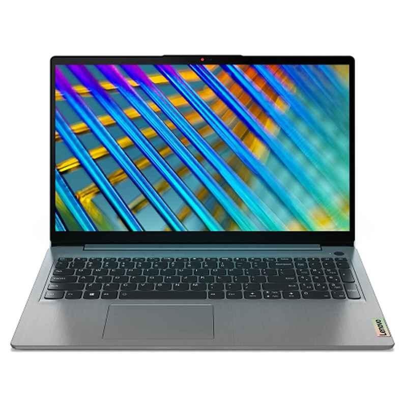 Lenovo Ideapad 3 ABS Arctic Grey Laptop with 5th Gen AMD Ryzen 5 5500U/8GB RAM/512GB SSD/Windows 11 & 15.6 inch Display, 82KU017KIN