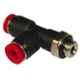 Norgren 12mm Pneufit C Parallel Swivel Side Tee Adaptor, C02681248