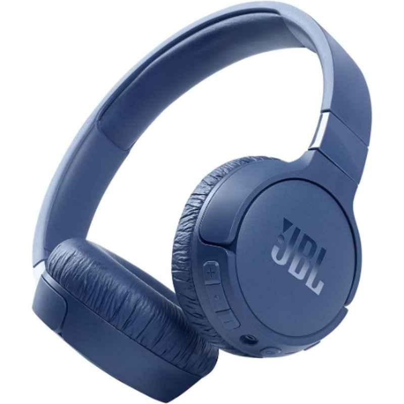 JBL 55hrs Blue Wireless Active Noise Cancelation Bluetooth Headphone, JBL-TUNE-660NC-BLUE