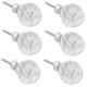 Atom GK002 1.25 inch Clear Crystal Glass Cabinet Door knob (Pack of 6)