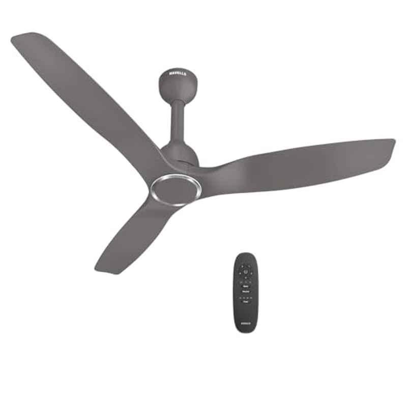 Havells Stealth Slim 37W 290rpm Stone Grey 5 Star BLDC Ceiling Fan, Sweep: 1200 mm