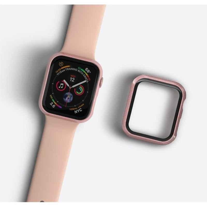 Hyphen 44mm Rose Gold Apple Watch Protector Tempered Glass