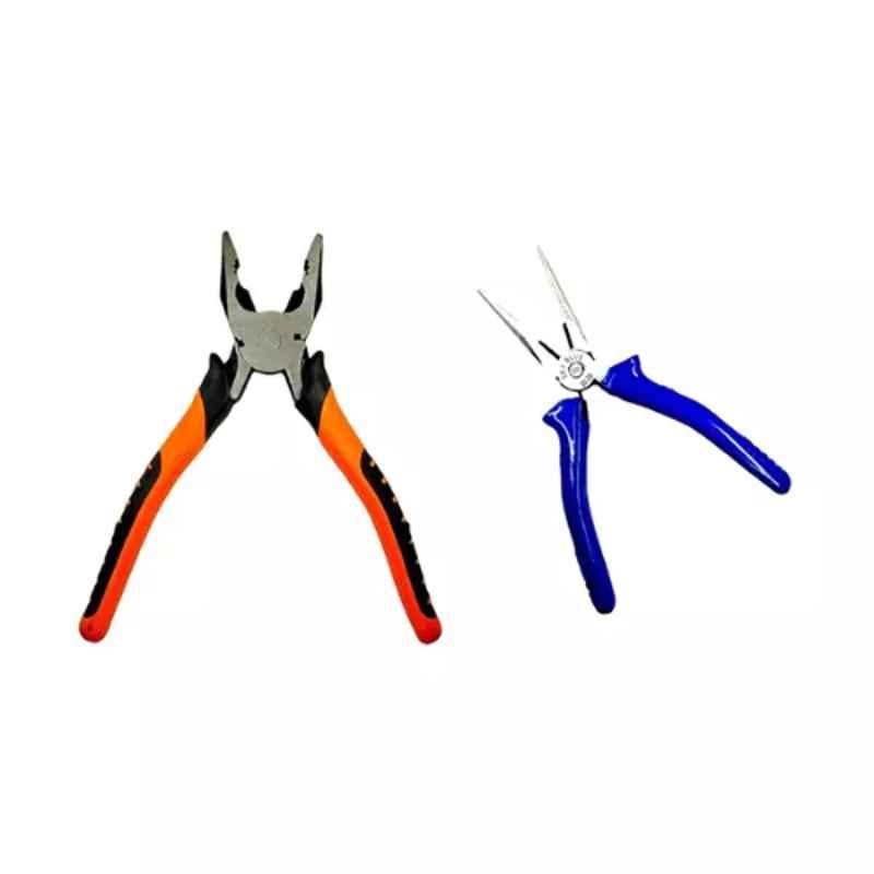 Sky Blue 2 Pcs 7.8 inch Lineman Plier Combo, SBE_PLIER_COMBOS_COMBO_588