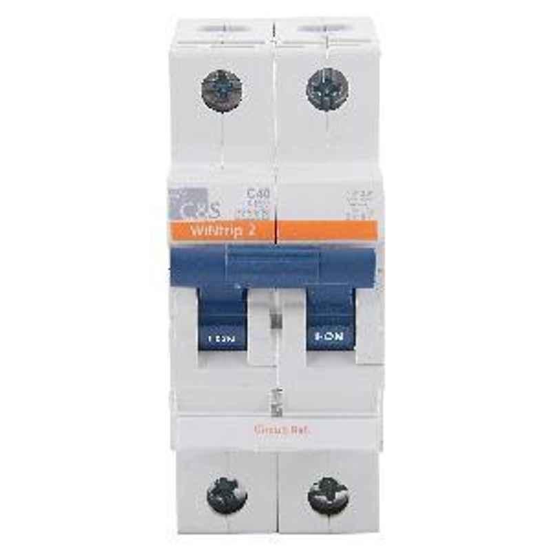 C&S CSMBS2D25 25 A WiNtrip2 Miniature Circuit Breaker 2 Pole