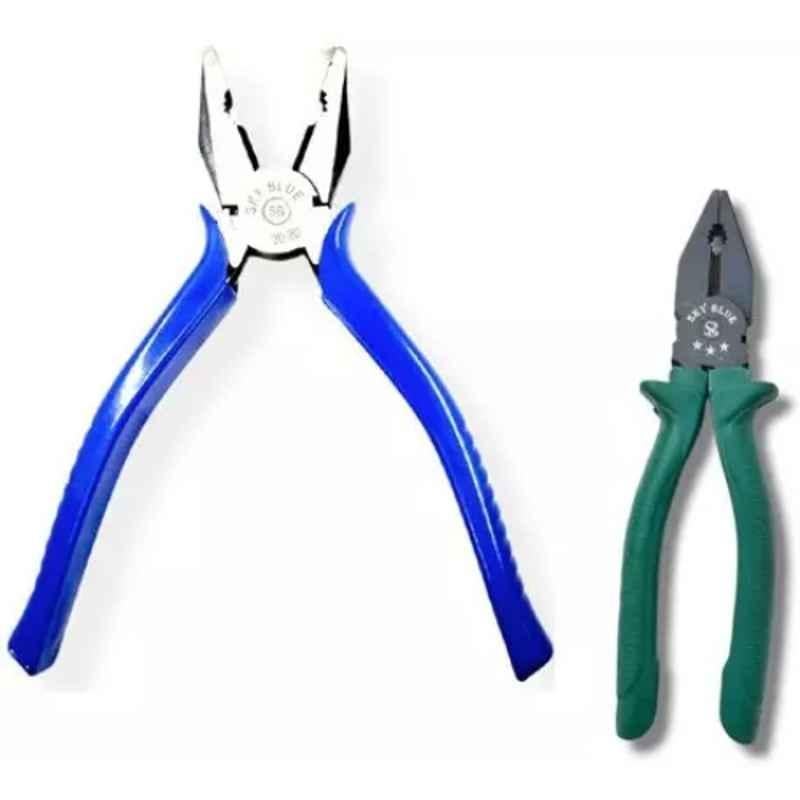 Sky Blue 2 Pcs 7.8 inch Groove Plier Combo, SBE_PLIER COMBO_060