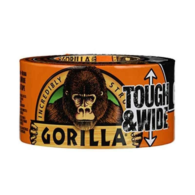 Gorilla 2.88inchx30Yd Polyethylene Black Tough & Wide Duct Tape, 6003001