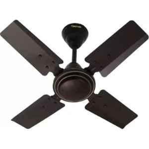 Gestor GTR212 60W Smocked Brown Ultra High Speed Anti Dust 4 Blade Ceiling Fan, Sweep: 600 mm (Pack of 4)