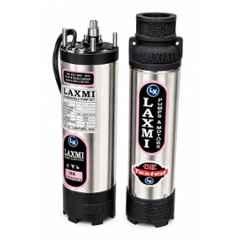 Laxmi V4 1HP Single Phase 10 Stage Pure Copper Borewell Submersible Pump, Head Range: 200 ft