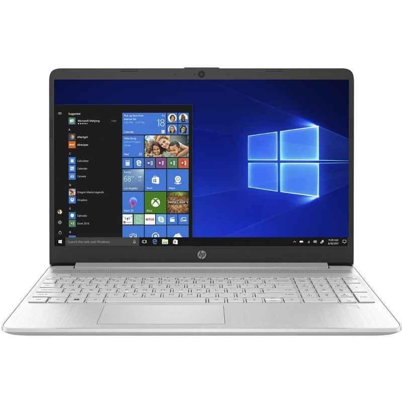 HP 3B3W7EA 15.6 inch 256GB SSD 4GB 11th Gen Intel Core i3-1115G4 Windows 10 Home S Mode Natural Silver FHD Laptop, 15S-FQ2020