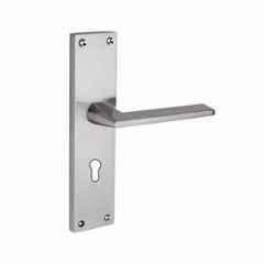 Harrison Tune 72x25x38mm Zinc S/C Finish Mortise Handle Set with Baby Latch & Full Plate, 82658