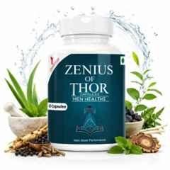 Zenius India 60 Pcs Of Thor Capsule with Shilajit, Kaunch, Catuaba, Salam, Kesar & Keeda Jadi for Reproductive Health & Improves Sperm Quality