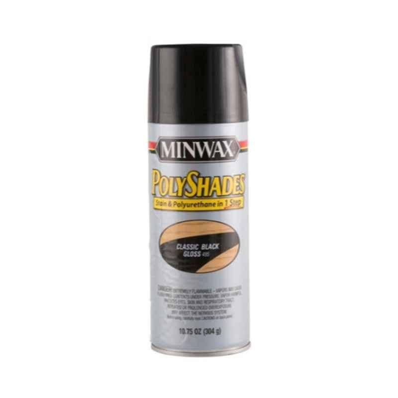 Minwax 10.75 Oz Classic Black Polyshades Gloss Spray, 700211AC