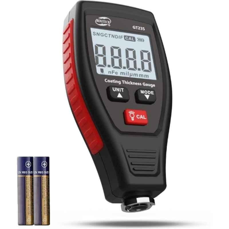 MxRady 1.8mm Black & Red Auto Car Paint Meter Digital Calliper, GT235