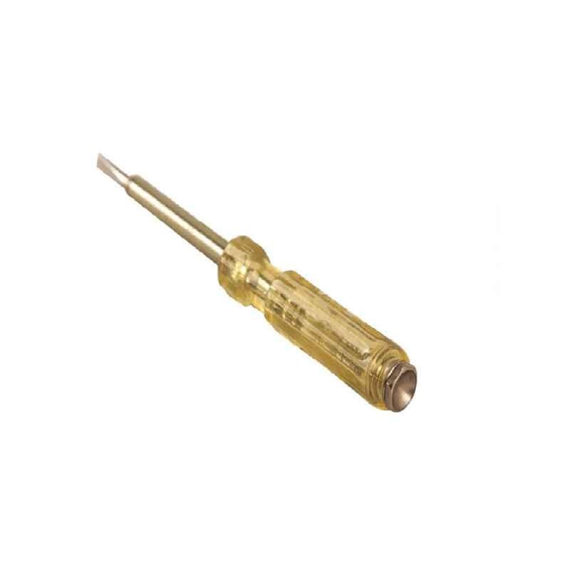 De Neers 200mm DN-818 Yellow Handle Screw Driver with Neon Bulb (Pack of 20)