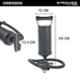 Strauss 29x11x10cm Plastic Black Inflatables Hand Air Pump with 3 Nozzle Hose, ST-2764