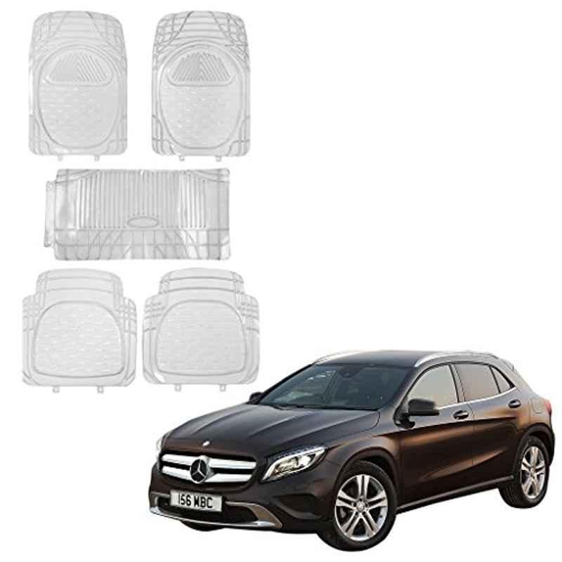 Kozdiko 5 Pcs 6205 Rubber & PVC Clear Car Foot Mat Set for Mercedes Benz GLA-Class
