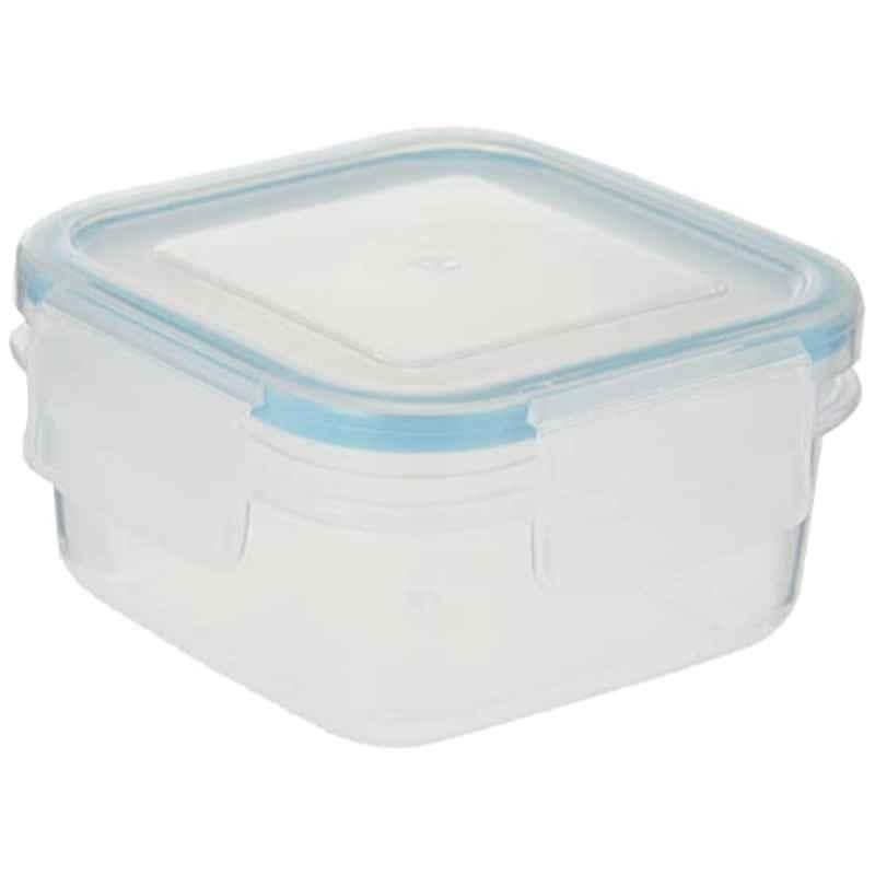 Addis 300ml Clear Clip & Close Square Food Storage Box, 502259