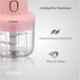 Candes Photon 300g ABS Pink Electric Portable Mini Chopper with USB, Photon1CC