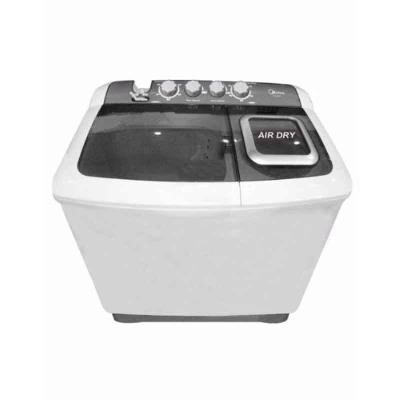 Midea 12kg White Semi Automatic Twin Tub Washing Machine, MTE120P1201Q