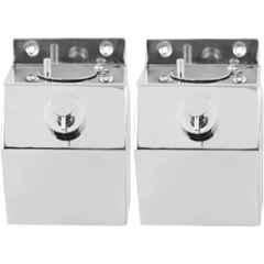 Fastgear 480ml Silver Stainless Steel Liquid Dispenser, FG2416 (Pack of 2)