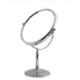 Dolphy 20cm Alloy Steel Silver Round 5x Magnification Tabletop Floor Mount Mirror, DMMR0016