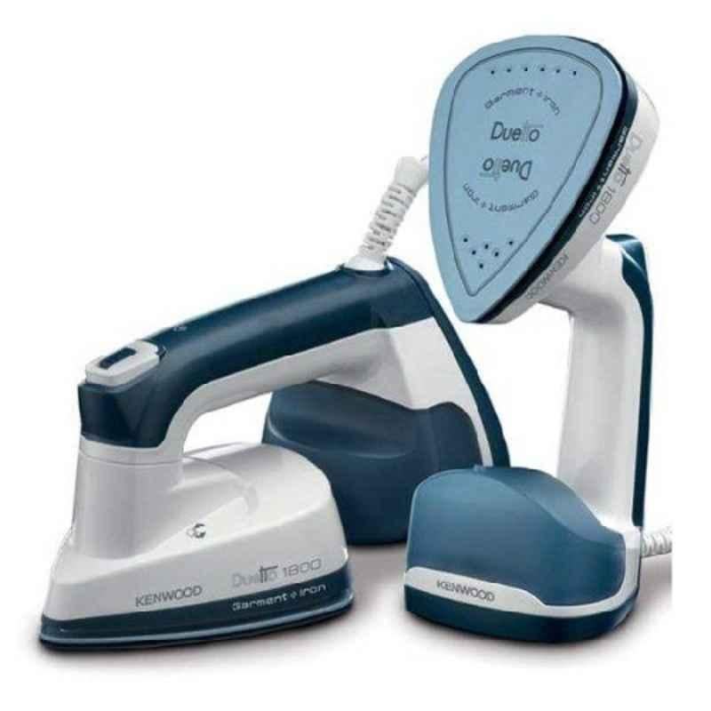 Kenwood 2-in-1 1000W LED Ready Light Garment Steamer with Iron Rotary Plate, GSP40000WB-D