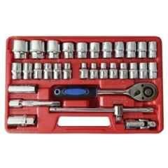 Imported 32 Pcs Alloy Steel Heavy Duty Combinational Ratchet Socket Set
