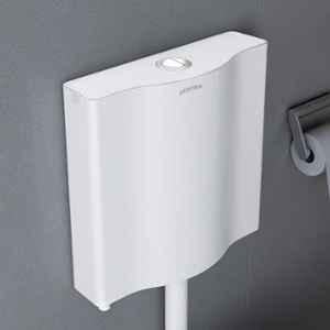 Plantex Flush Tank for Toilet with 8 LTR Water Capacity/Polypropylene Toilet Flush Tank/Flushing Cistern for Bathroom White