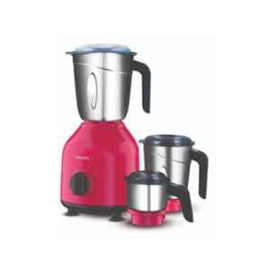 Philips 750W Red Stainless Steel Mixer Grinder with 3 Jars, HL7756/02