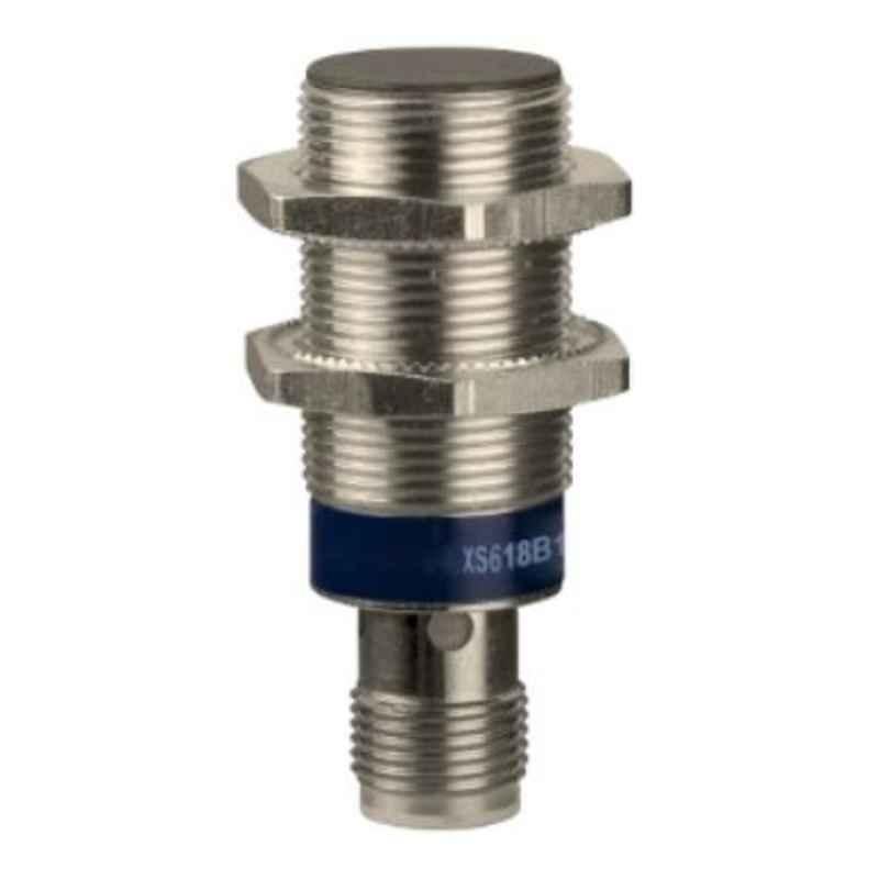 Schneider 8x74mm 12-48 VDC XS6 M18 Brass Inductive Sensor, XS618B1DAM12