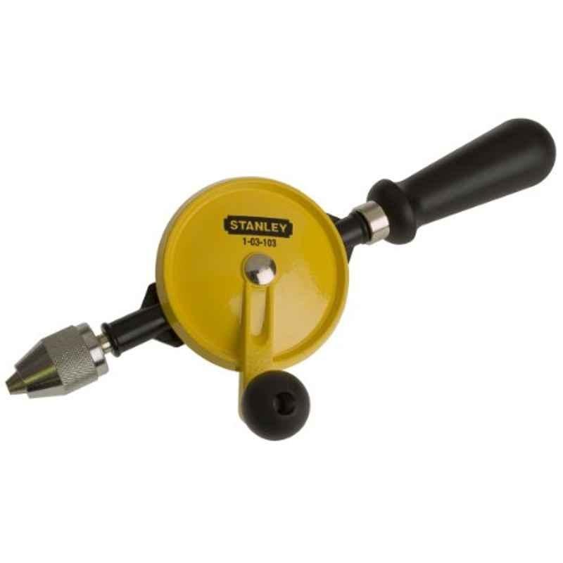 Stanley 8mm Double Pinion Manual Hand Drill
